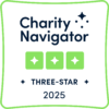 Charity Navigator Three-Star Rating 2025